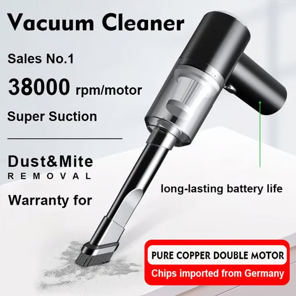LAST DAY OF DISCOUNT 🔥 PORTABLE VACUUM CLEANER